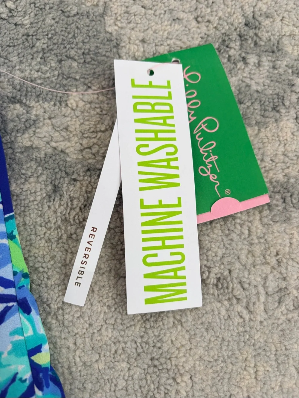 Lilly Pulitzer NWT  reversible  Tropical V-Neck Midi Dress with Lime & Aqua